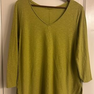 V-Neck Long Sleeve Olive. Scarf is a demo and sold separately in my closet.